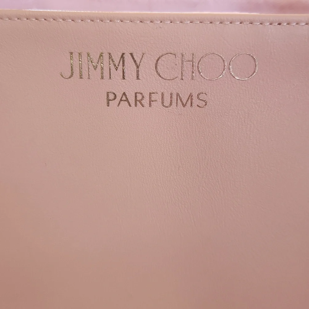 Jimmy Choo Blush Glitter Weekender Tote